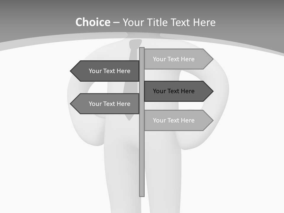 Render Businessman Success PowerPoint Template