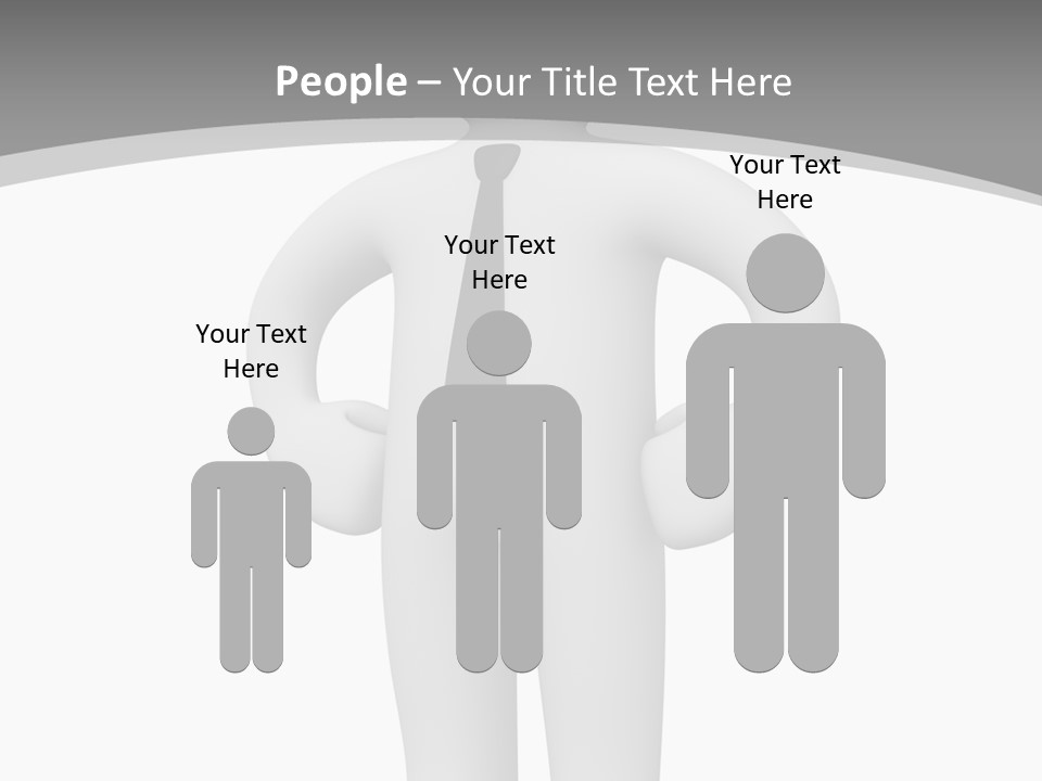 Render Businessman Success PowerPoint Template