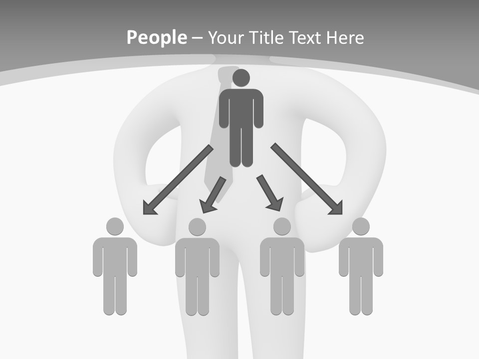 Render Businessman Success PowerPoint Template