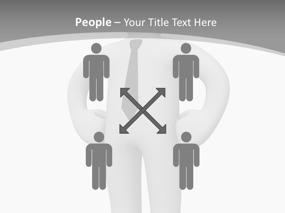 Render Businessman Success PowerPoint Template