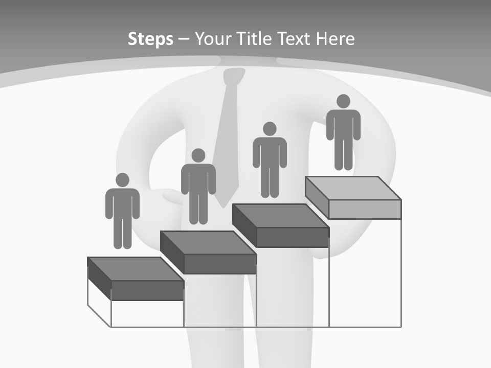 Render Businessman Success PowerPoint Template