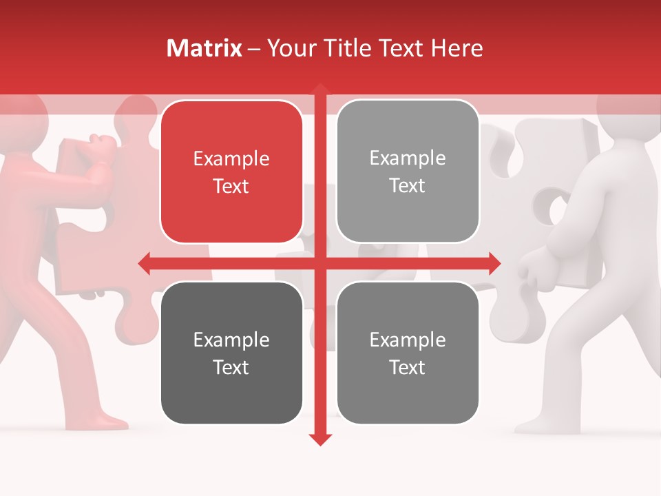 Group Puzzle Ladder PowerPoint Template