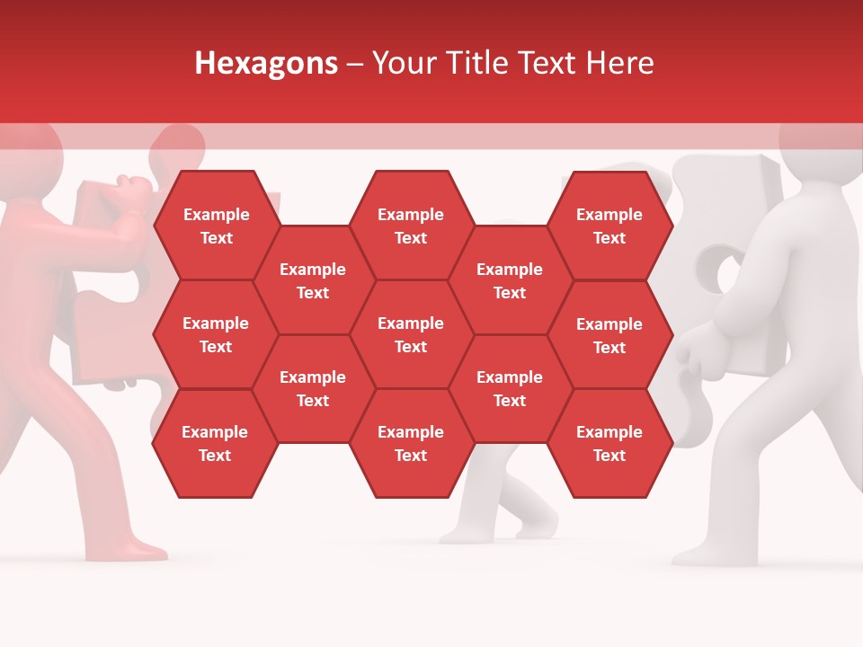 Group Puzzle Ladder PowerPoint Template