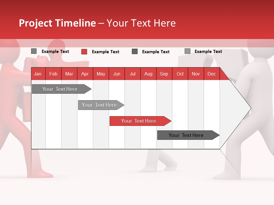 Group Puzzle Ladder PowerPoint Template