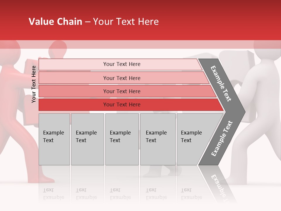 Group Puzzle Ladder PowerPoint Template