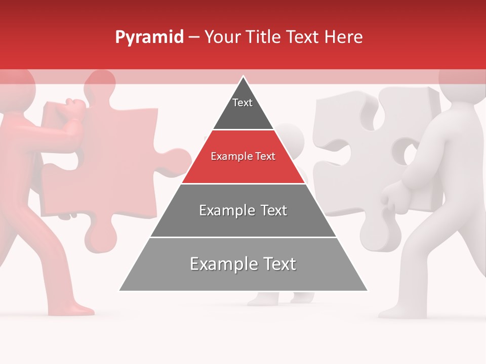 Group Puzzle Ladder PowerPoint Template
