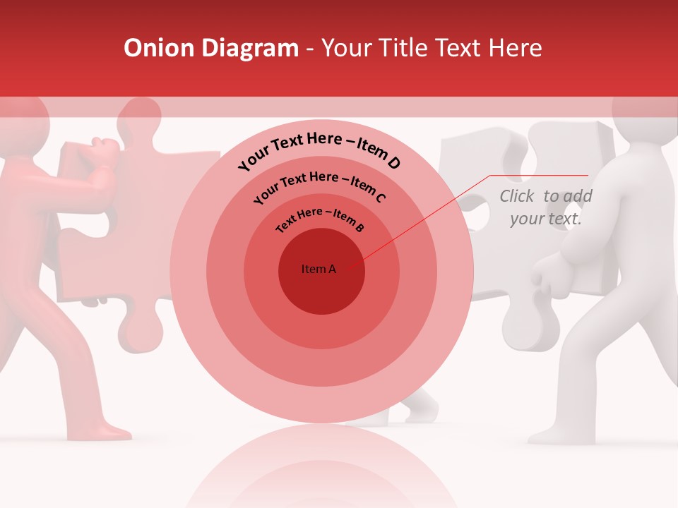 Group Puzzle Ladder PowerPoint Template