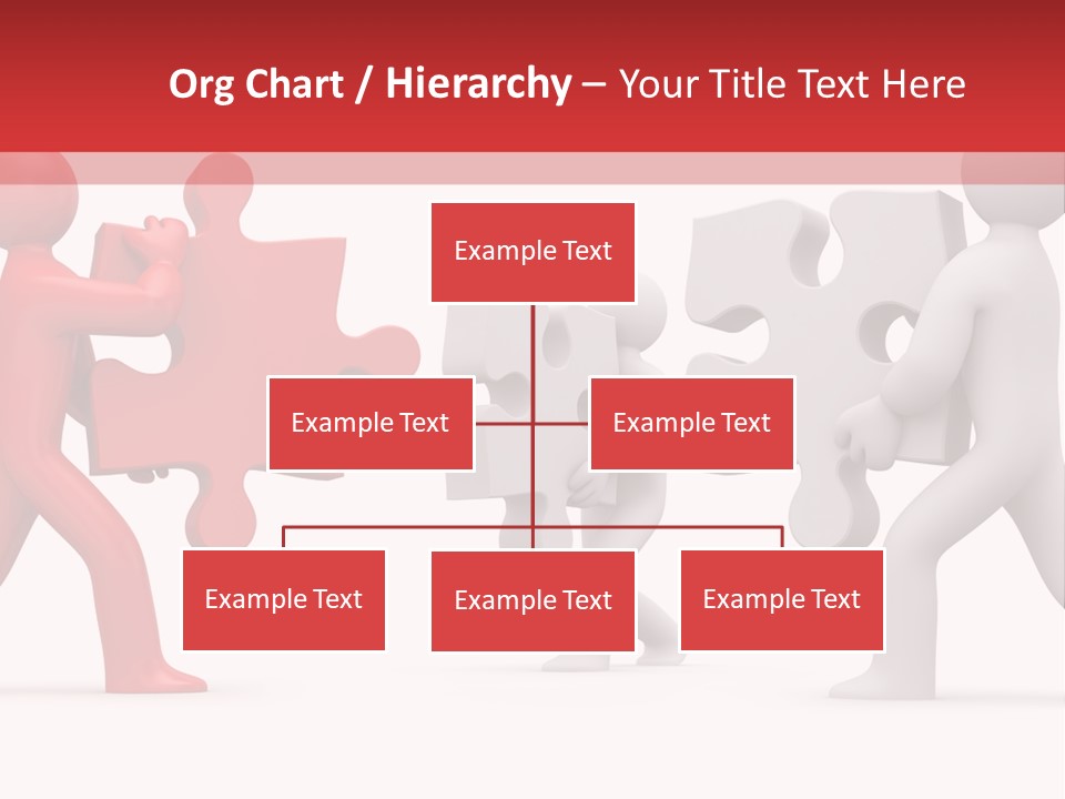 Group Puzzle Ladder PowerPoint Template