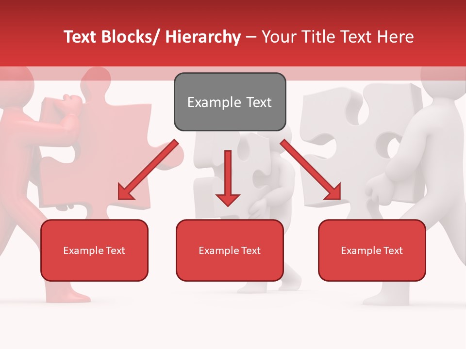 Group Puzzle Ladder PowerPoint Template