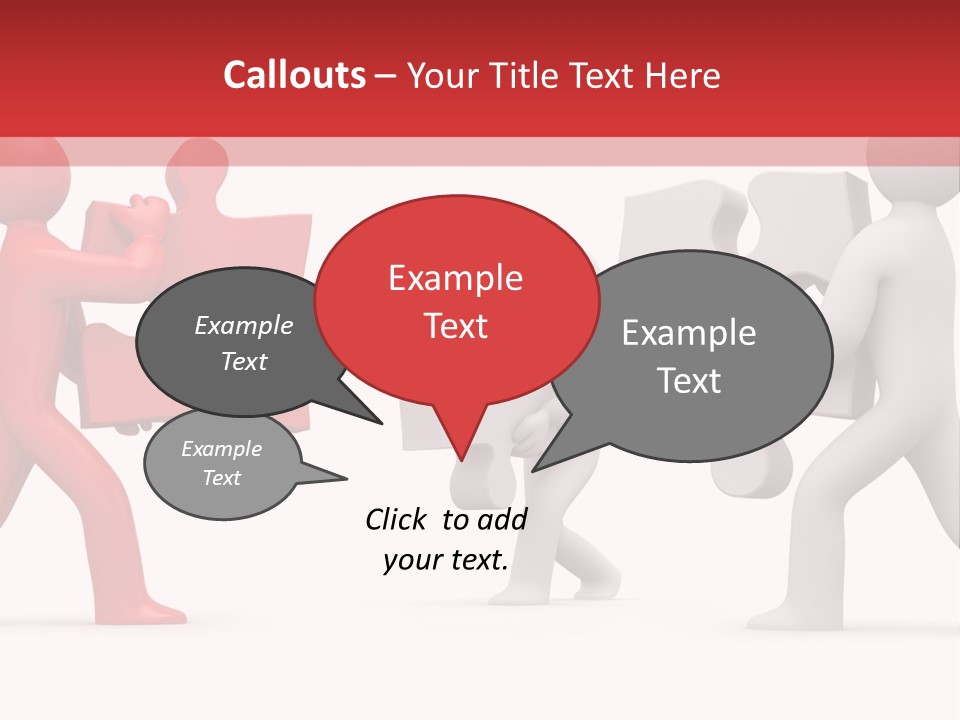 Group Puzzle Ladder PowerPoint Template