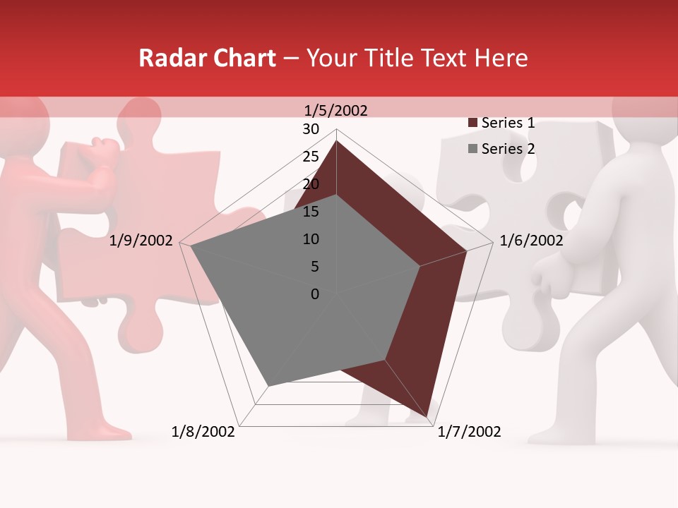 Group Puzzle Ladder PowerPoint Template