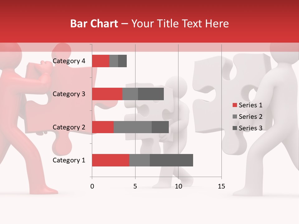Group Puzzle Ladder PowerPoint Template