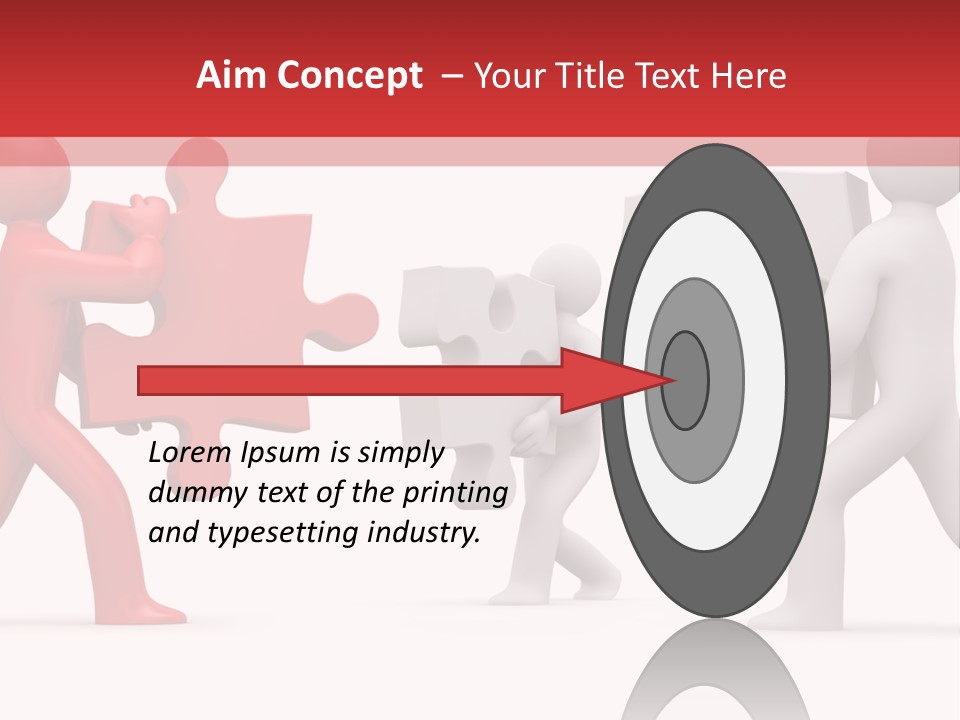 Group Puzzle Ladder PowerPoint Template