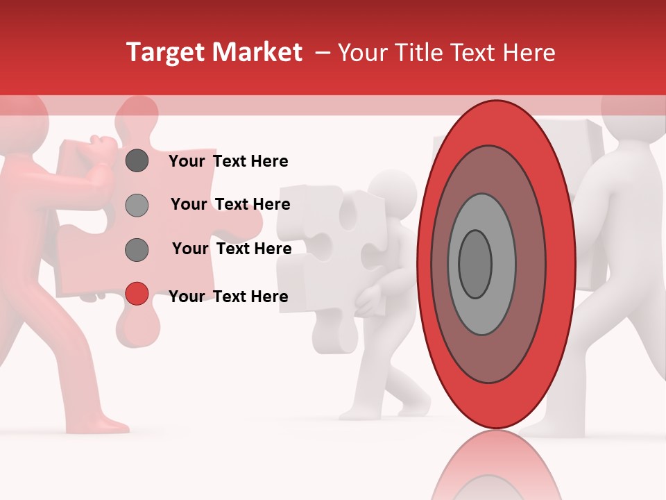 Group Puzzle Ladder PowerPoint Template
