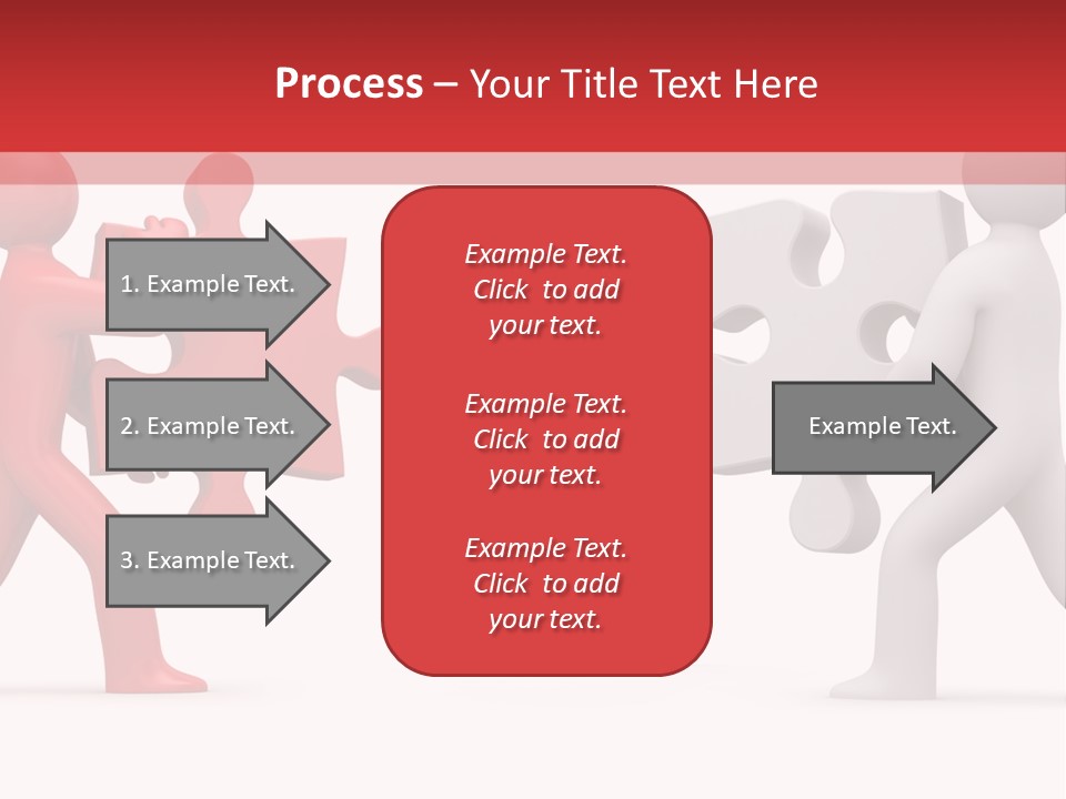 Group Puzzle Ladder PowerPoint Template