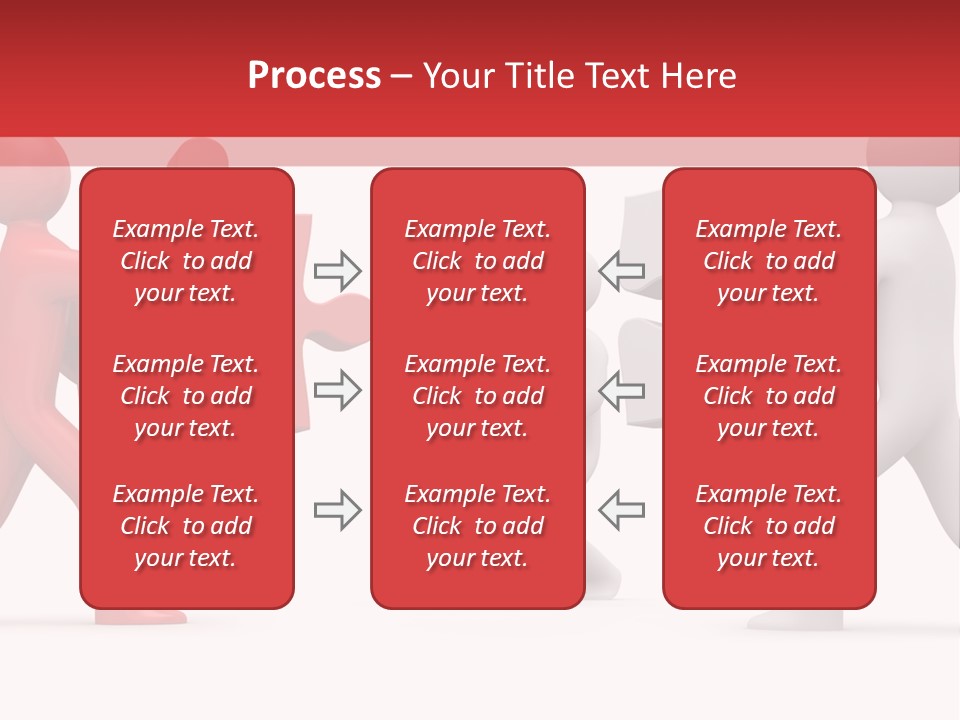 Group Puzzle Ladder PowerPoint Template