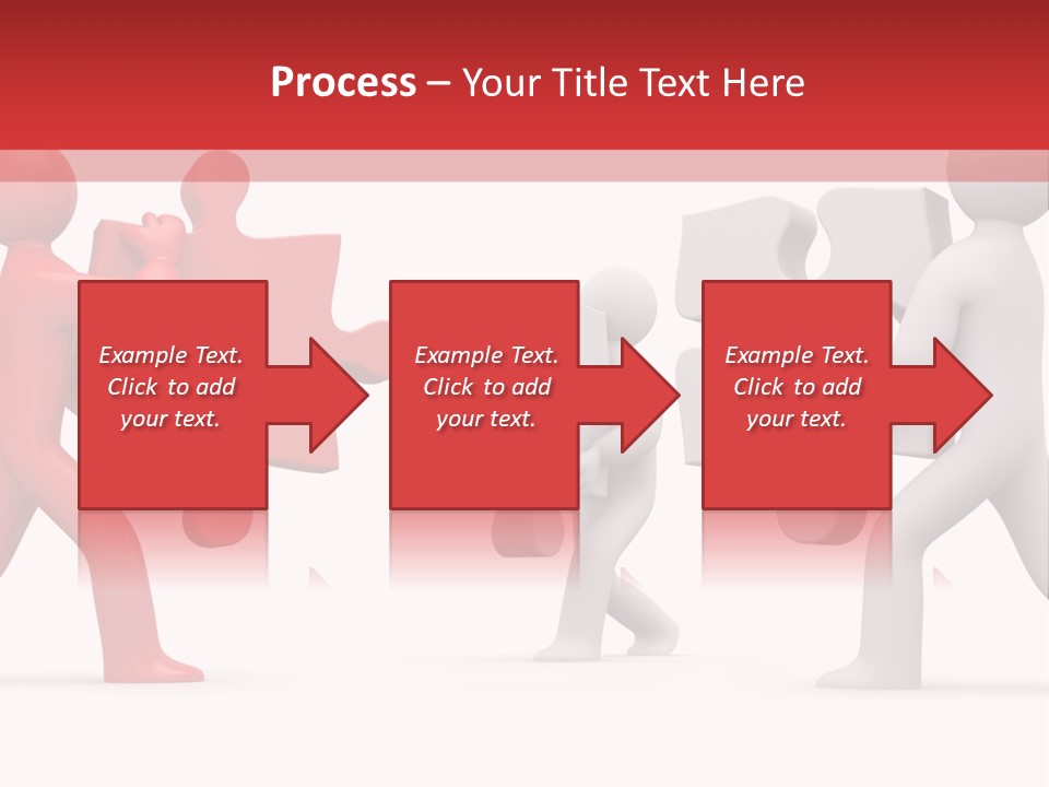 Group Puzzle Ladder PowerPoint Template