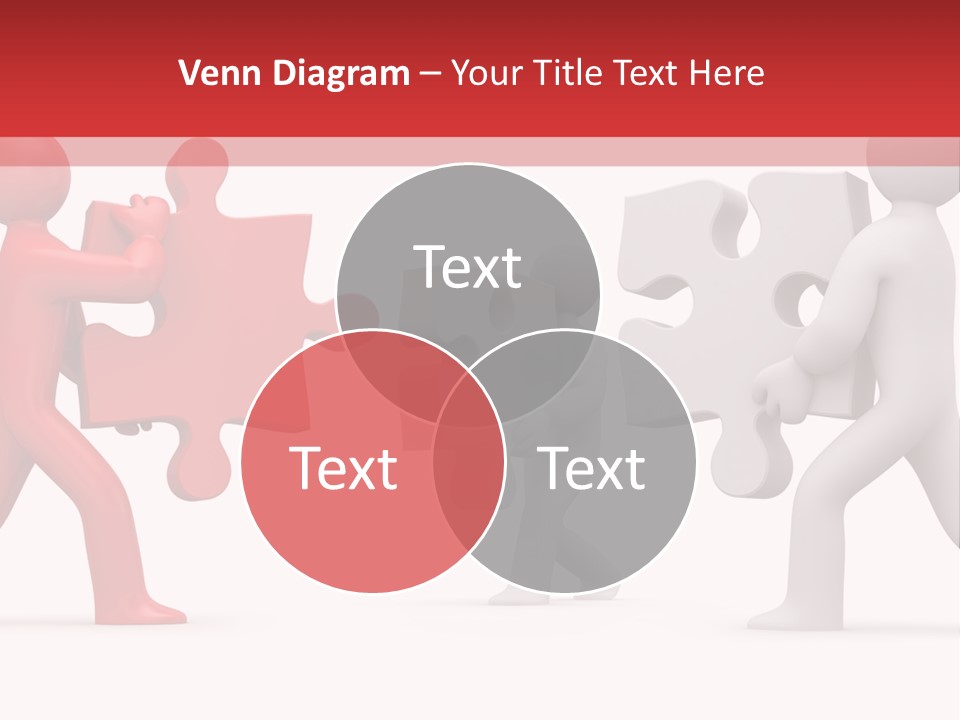 Group Puzzle Ladder PowerPoint Template