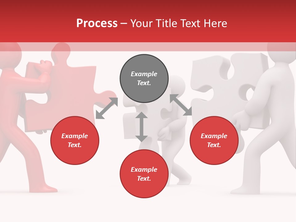 Group Puzzle Ladder PowerPoint Template