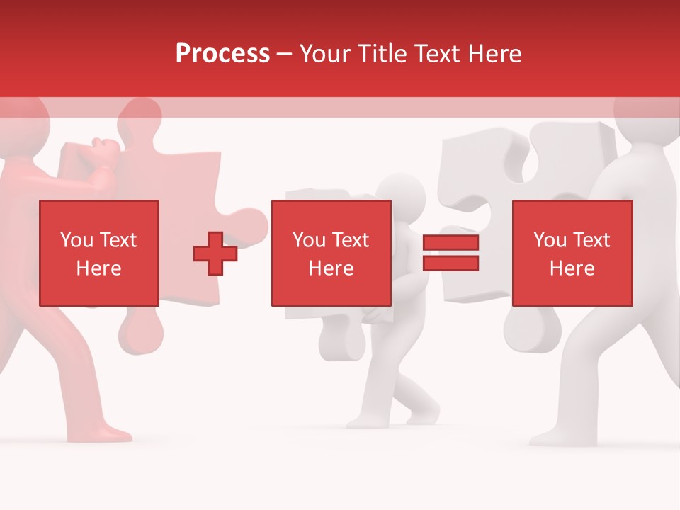 Group Puzzle Ladder PowerPoint Template
