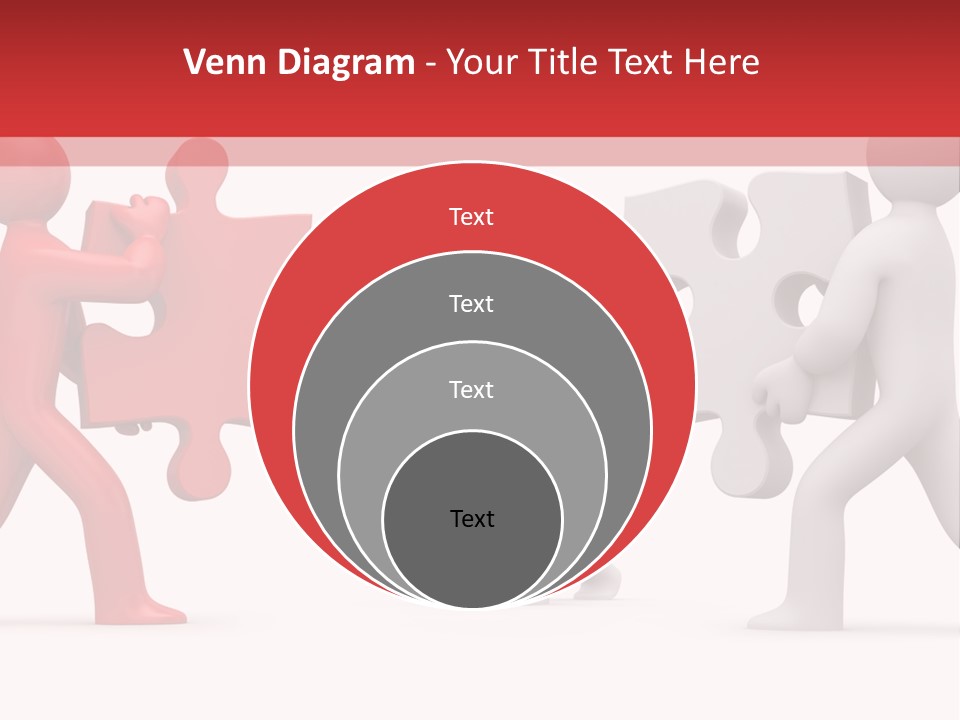 Group Puzzle Ladder PowerPoint Template