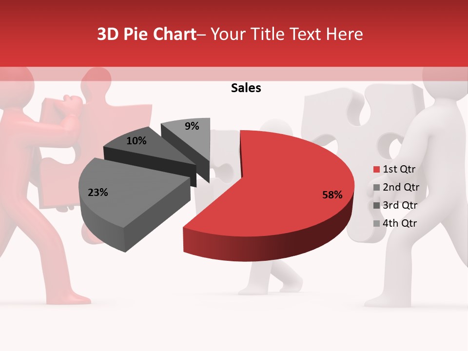 Group Puzzle Ladder PowerPoint Template