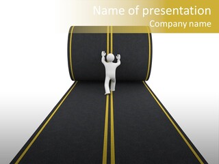 Horizon Construction Isolated PowerPoint Template