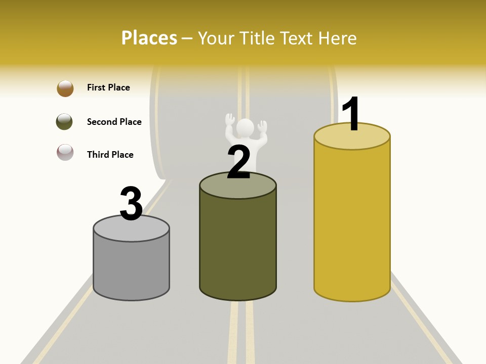 Horizon Construction Isolated PowerPoint Template