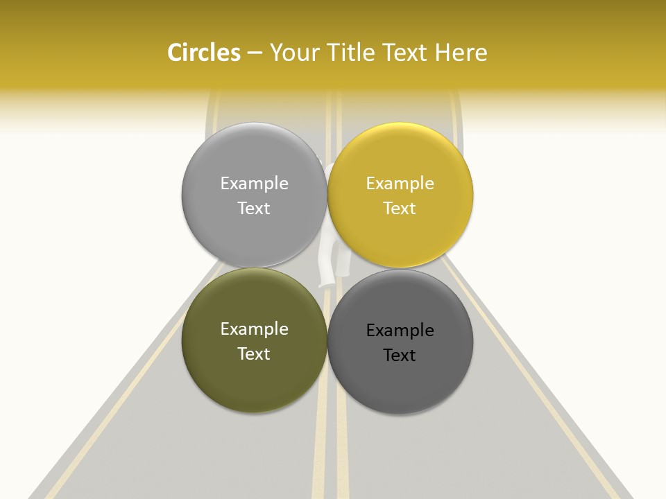 Horizon Construction Isolated PowerPoint Template