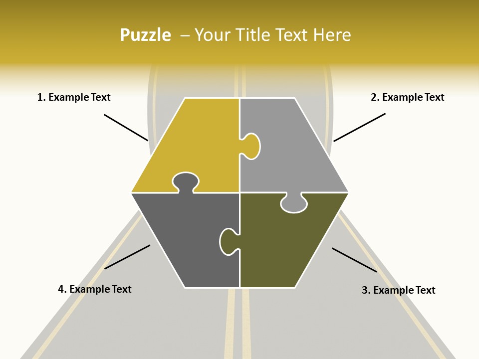Horizon Construction Isolated PowerPoint Template
