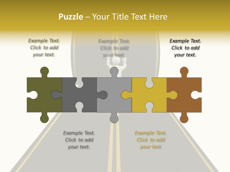 Horizon Construction Isolated PowerPoint Template