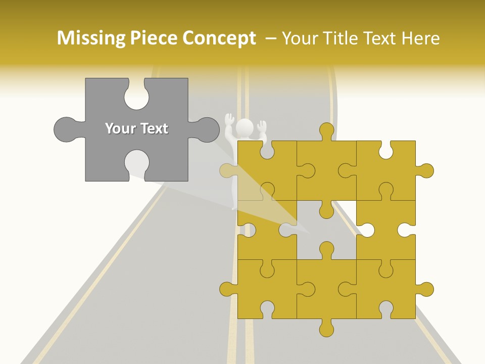 Horizon Construction Isolated PowerPoint Template