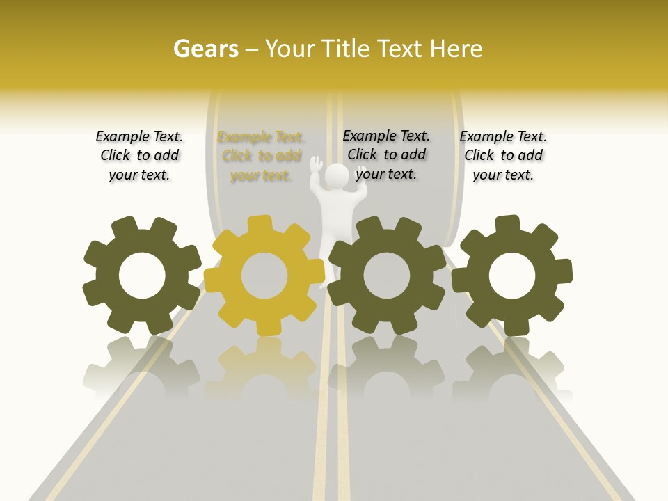 Horizon Construction Isolated PowerPoint Template