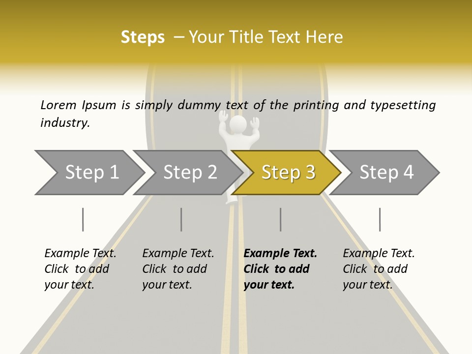 Horizon Construction Isolated PowerPoint Template