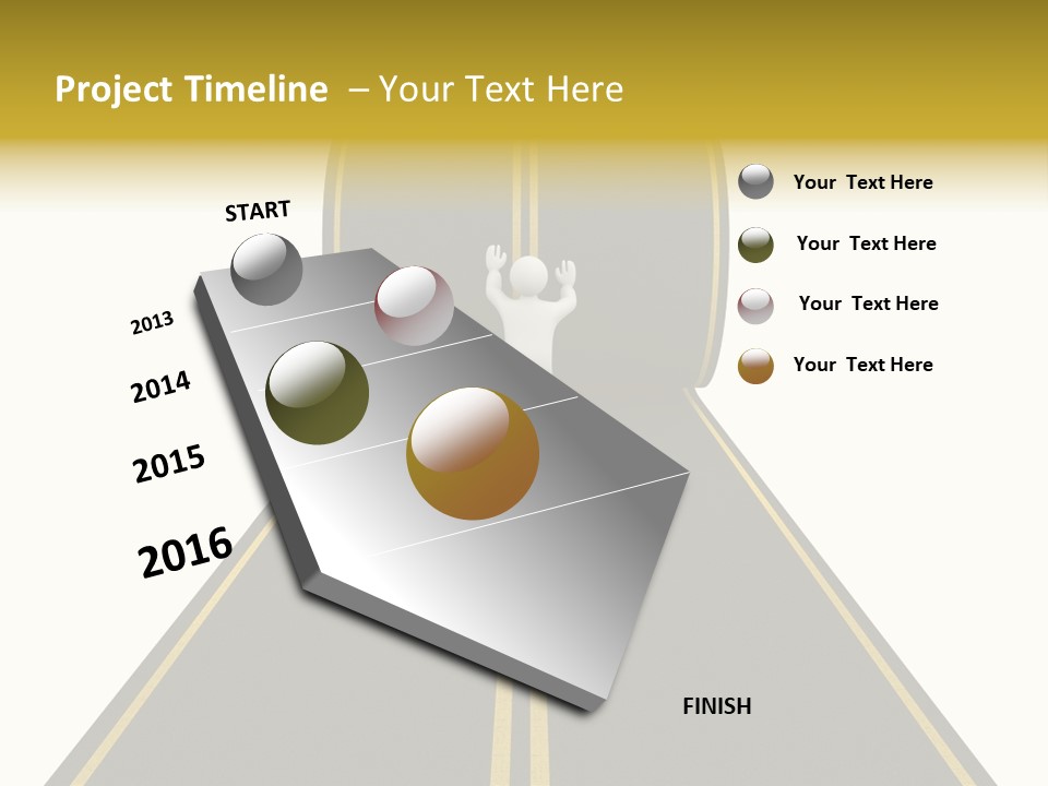 Horizon Construction Isolated PowerPoint Template