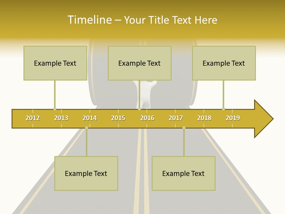 Horizon Construction Isolated PowerPoint Template