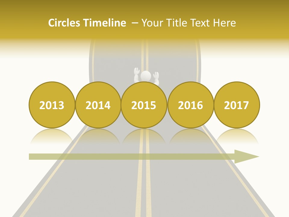 Horizon Construction Isolated PowerPoint Template