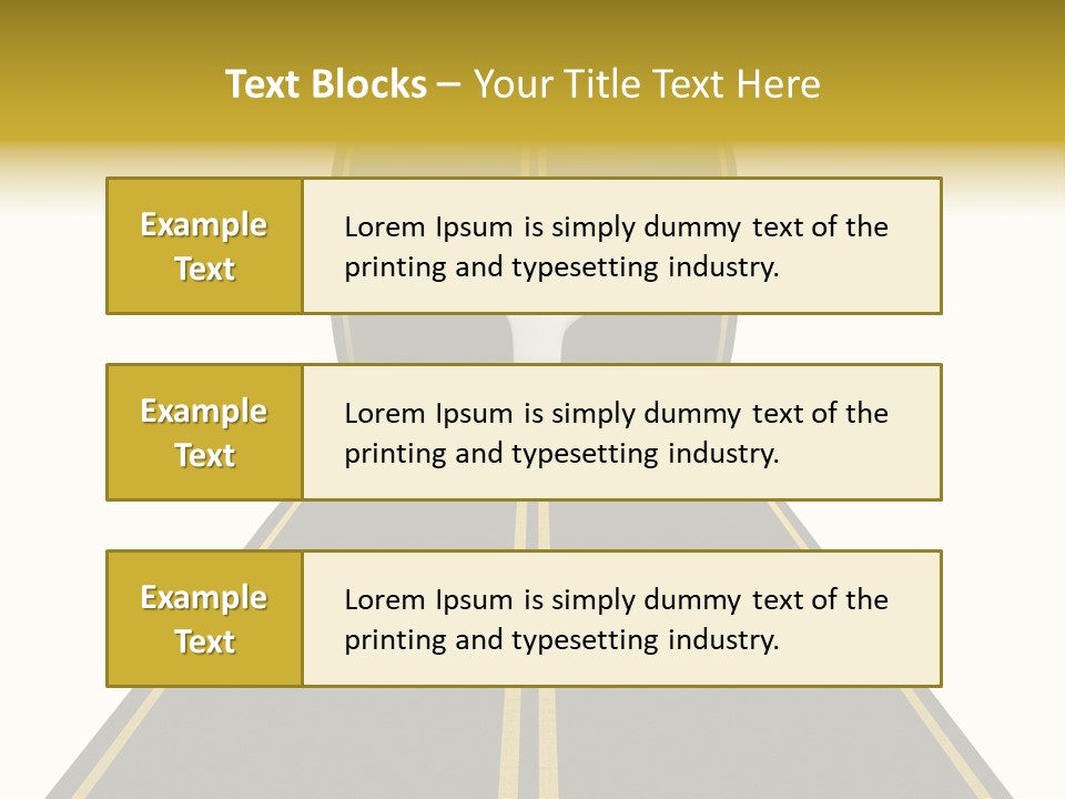 Horizon Construction Isolated PowerPoint Template