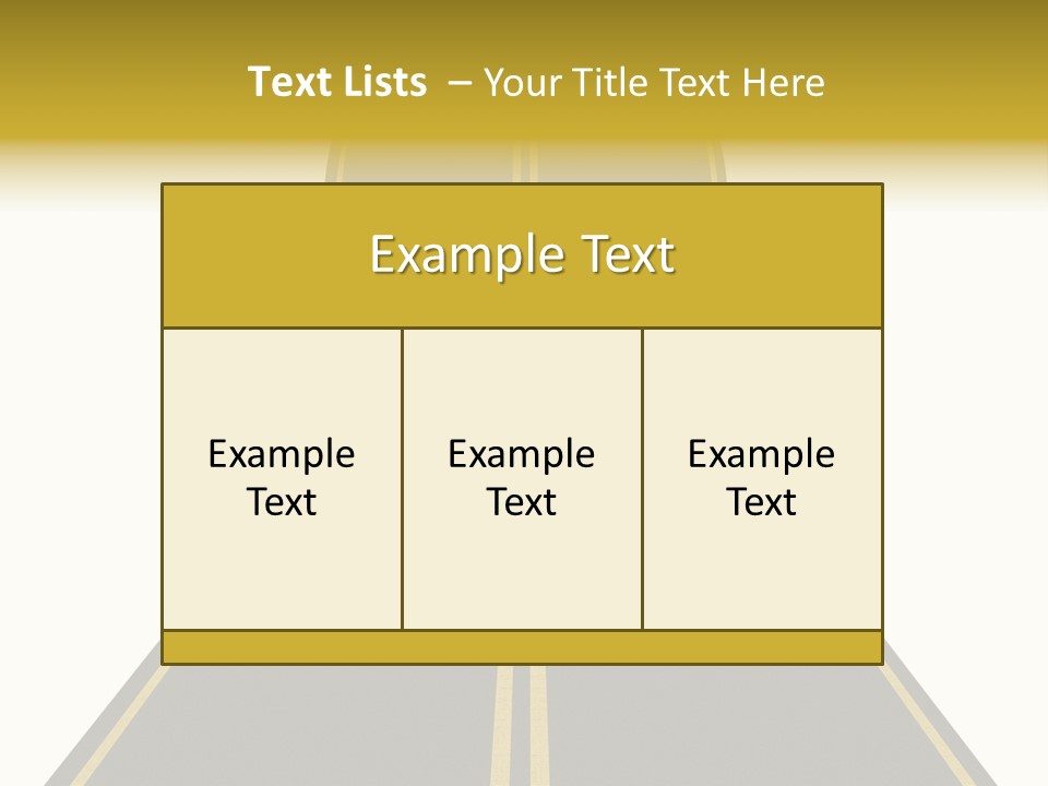 Horizon Construction Isolated PowerPoint Template