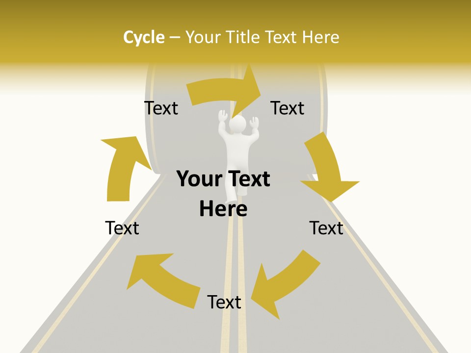 Horizon Construction Isolated PowerPoint Template