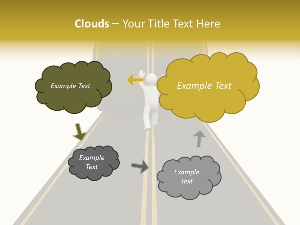 Horizon Construction Isolated PowerPoint Template