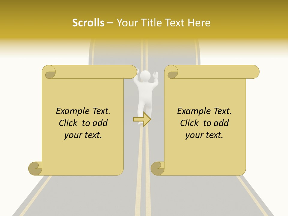 Horizon Construction Isolated PowerPoint Template