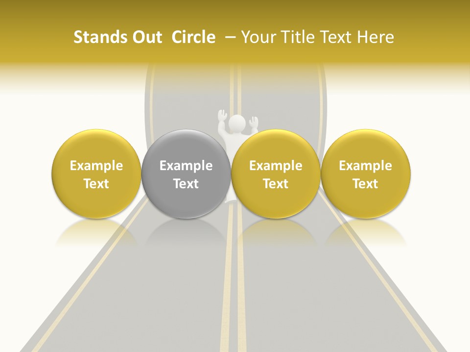 Horizon Construction Isolated PowerPoint Template