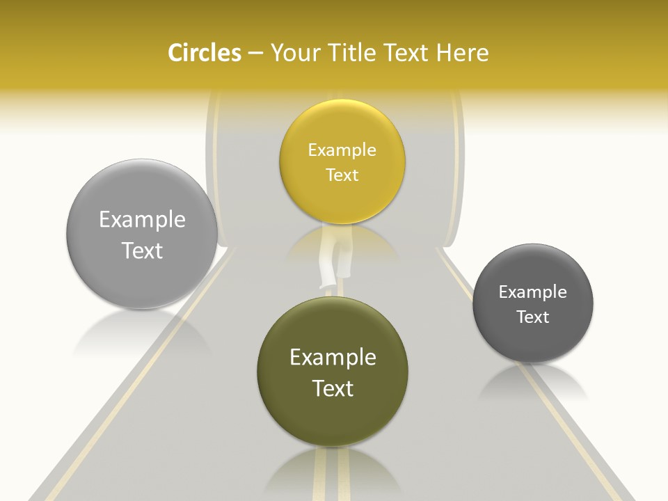 Horizon Construction Isolated PowerPoint Template