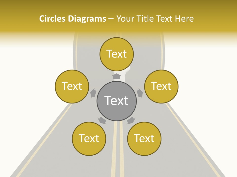Horizon Construction Isolated PowerPoint Template