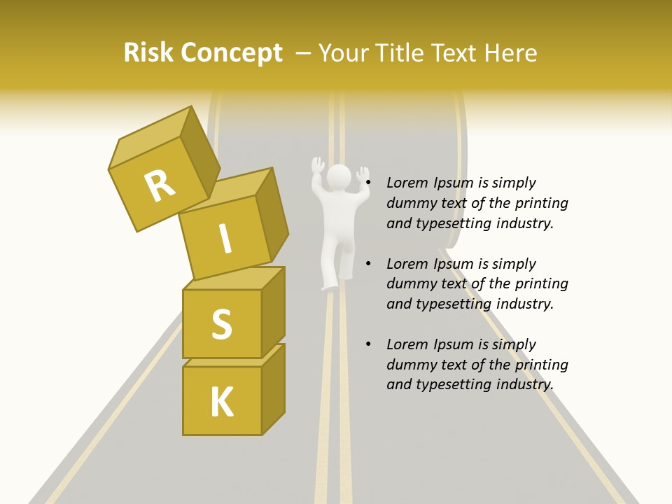 Horizon Construction Isolated PowerPoint Template