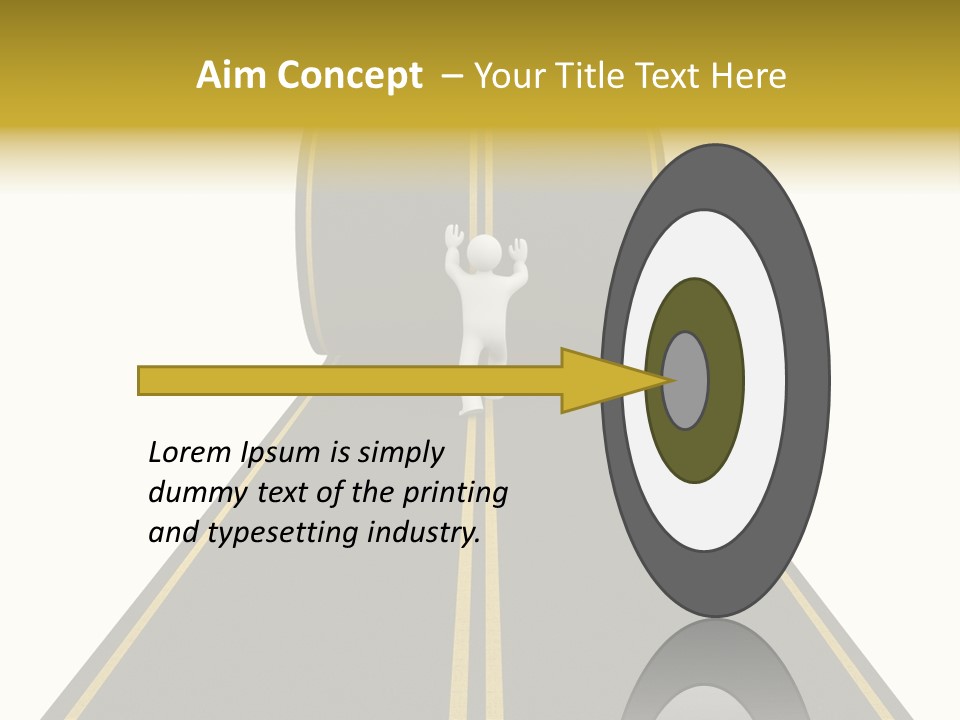 Horizon Construction Isolated PowerPoint Template