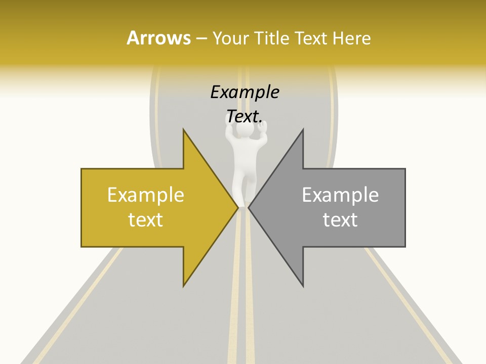 Horizon Construction Isolated PowerPoint Template