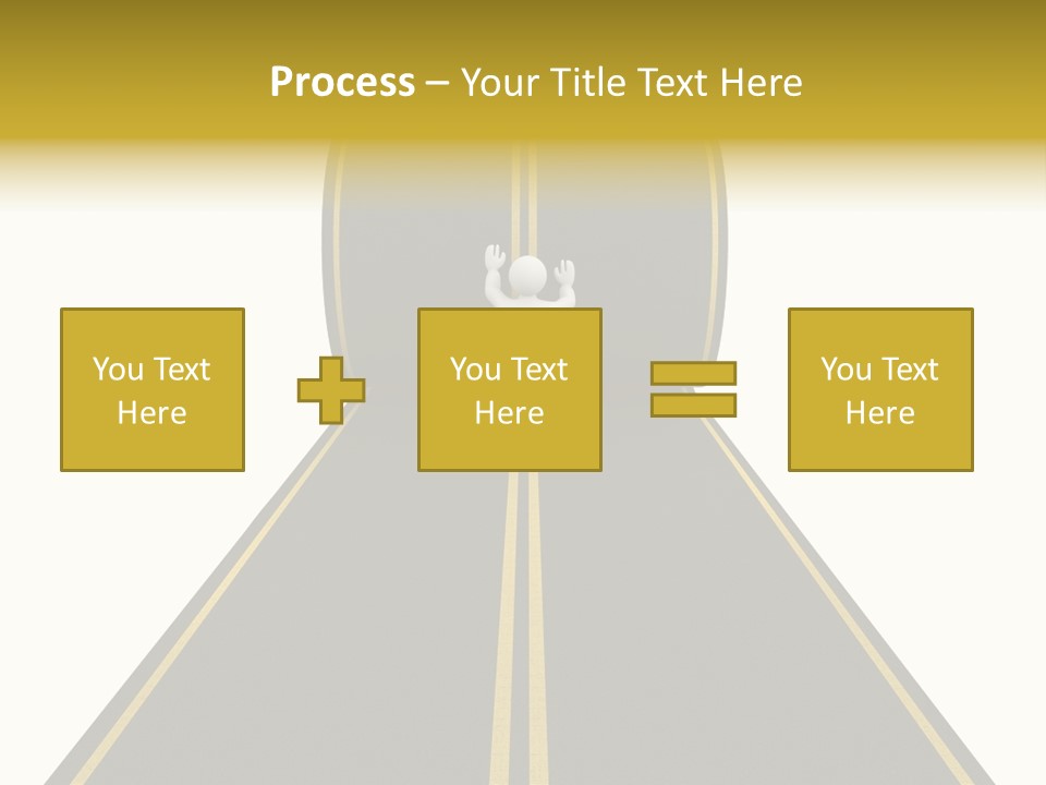 Horizon Construction Isolated PowerPoint Template