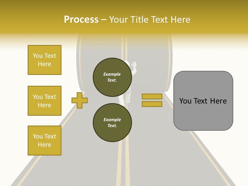 Horizon Construction Isolated PowerPoint Template
